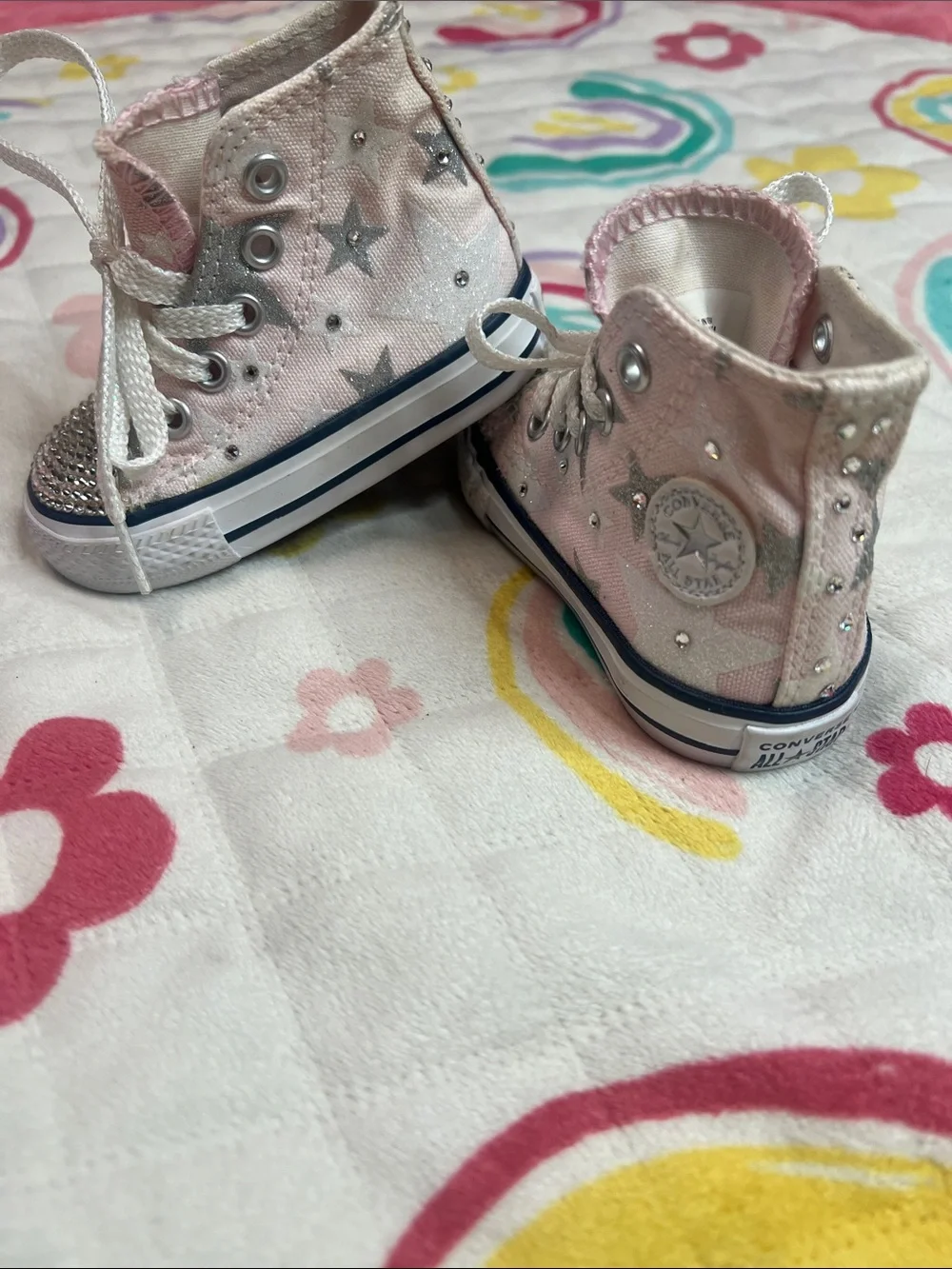 Converse Kids' Pink Star High-Top Sneakers